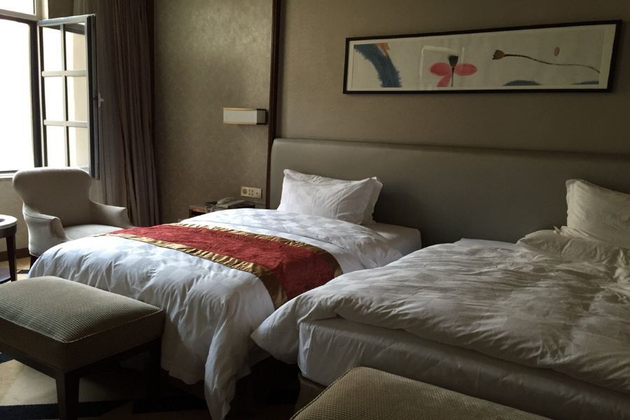 Luxury Blue Horizon Hotel Dongying Exterior foto
