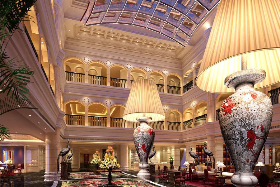Luxury Blue Horizon Hotel Dongying Exterior foto